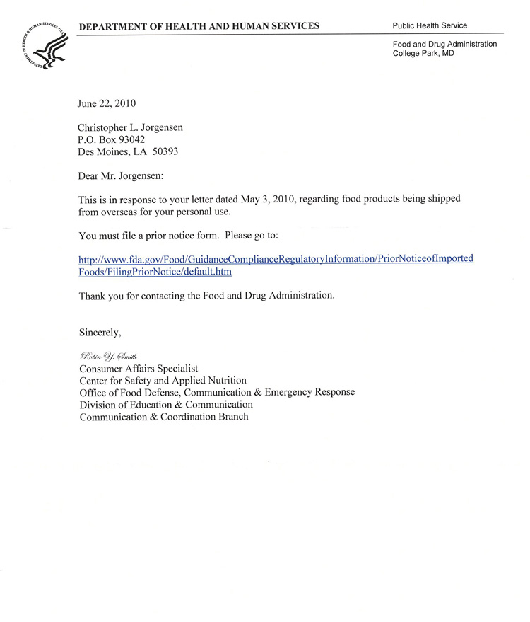 Jackass Letters: Dear FDA